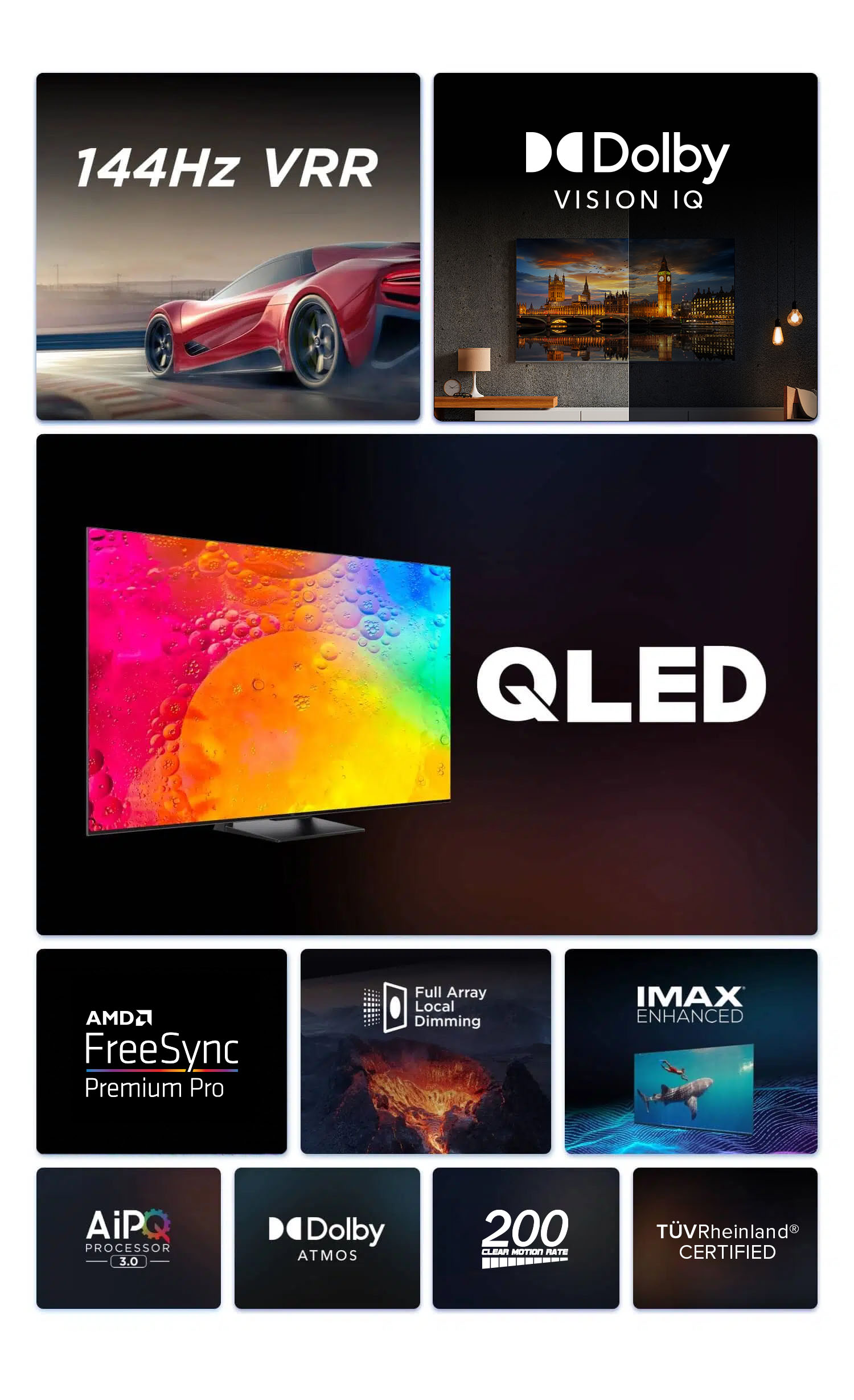 TCL C745 Series 85 QLED Gaming Smart TV 85C745 - Buy Online with